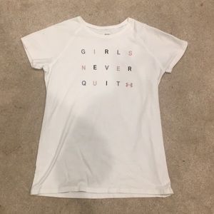 Girls Under Armour tee